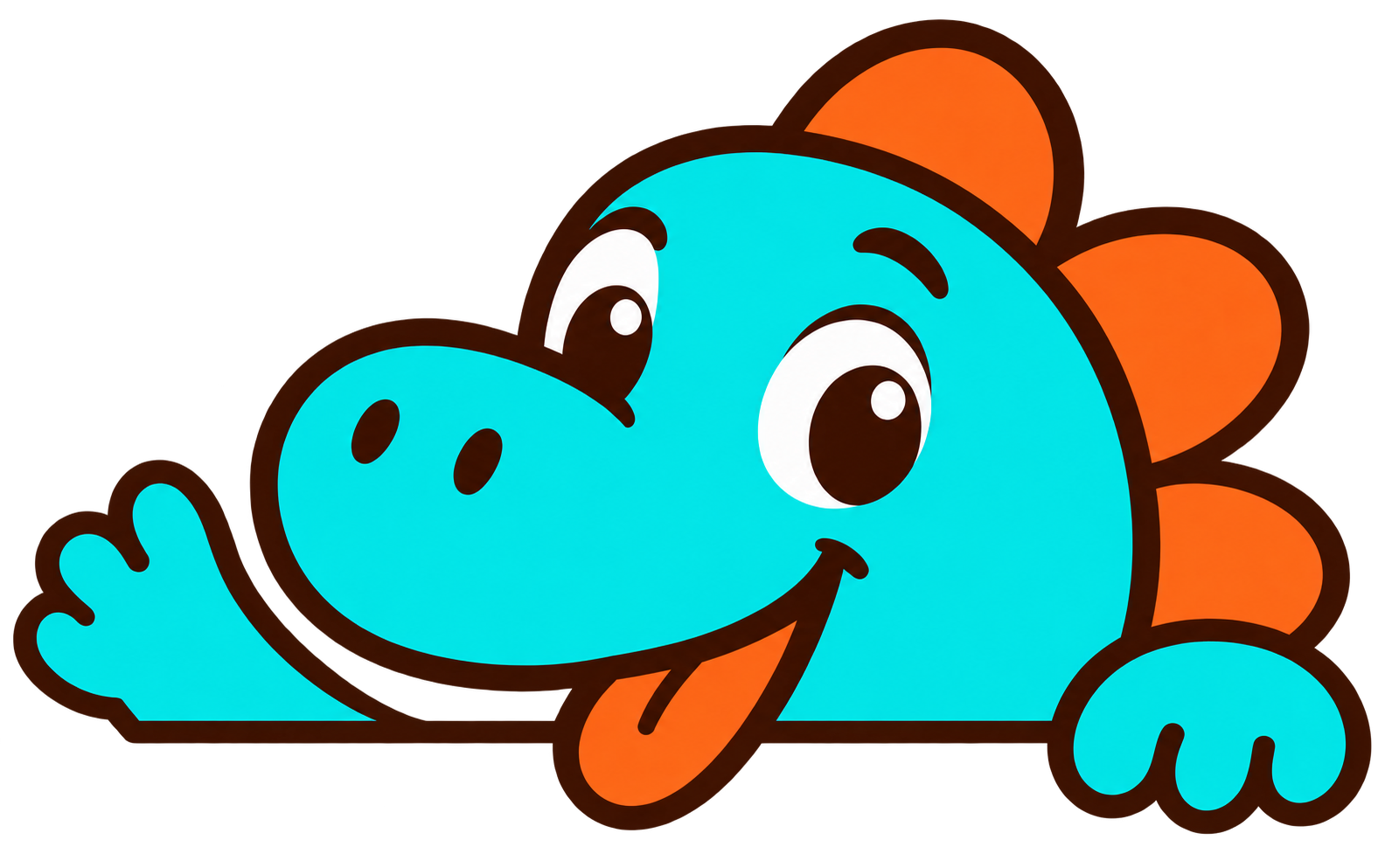 Бирюзовый дракончик Kidilingo приветствует вас